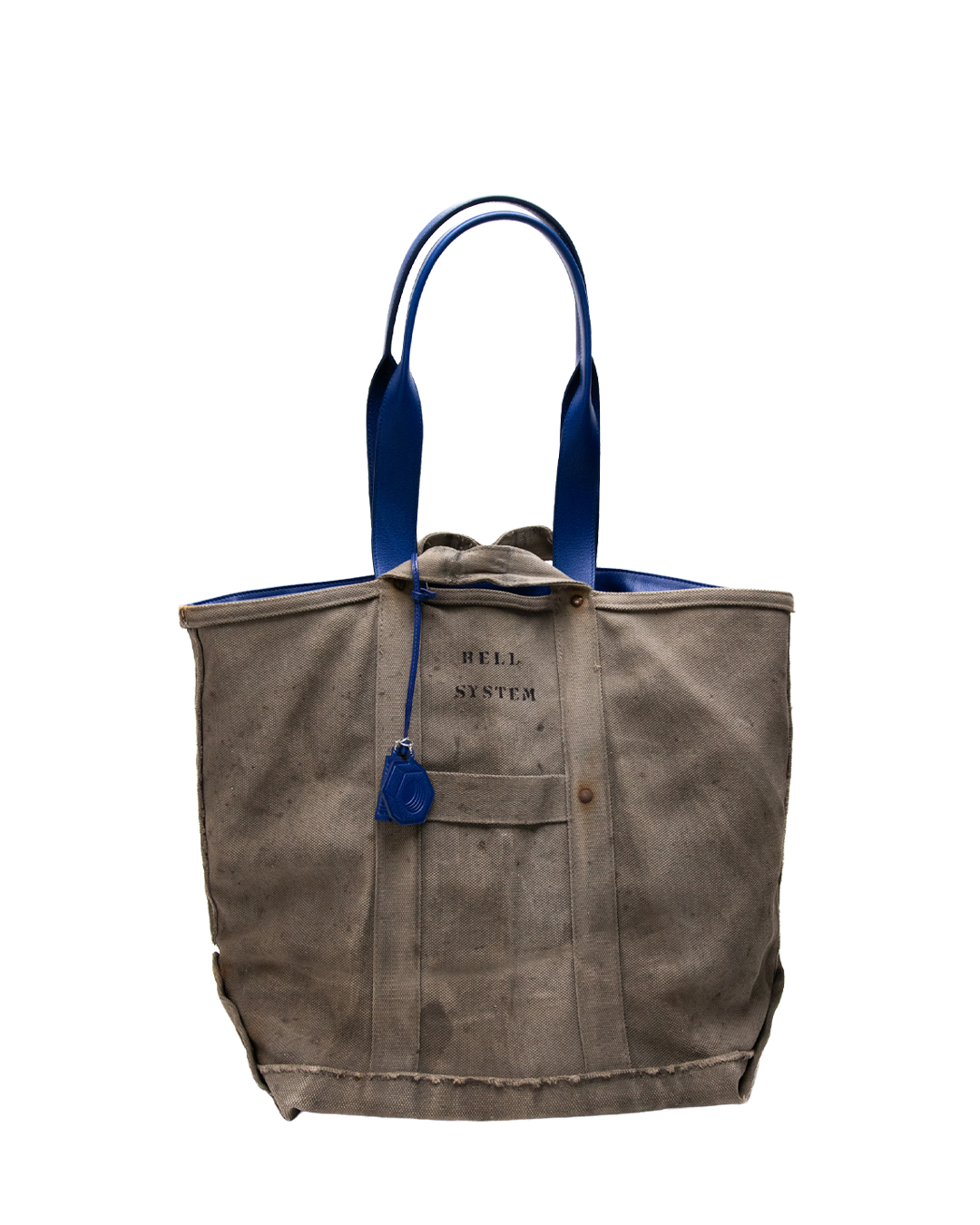 Electric Blue Contrast Bell Bag